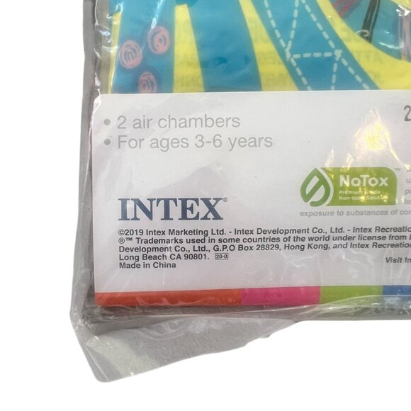 Intex Sea Buddy Arm Bands Kids 3-6 Years Octopus Fish 2 Air Chambers NEW - Picture 4 of 9